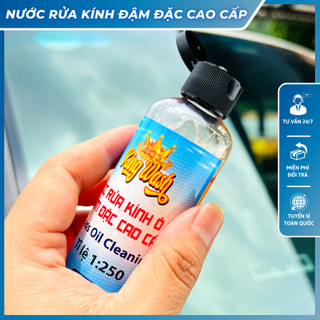 Chai nước rửa kính ô tô đậm đặc KING WASH 100ml dùng được 7 lần