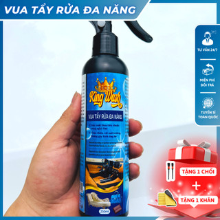 Vệ sinh trần nỉ, đồ da, nhựa, nội thất ô tô KING WASH dung tích 250ml