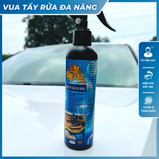 Vệ sinh trần nỉ, đồ da, nhựa, nội thất ô tô KING WASH dung tích 250ml
