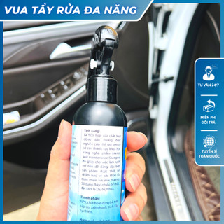 Vệ sinh trần nỉ, đồ da, nhựa, nội thất ô tô KING WASH dung tích 250ml