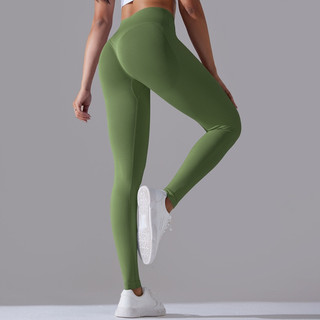 Quần dài thể thao tập gym,yoga nữ cạp V dệt kim(mã 627dai)