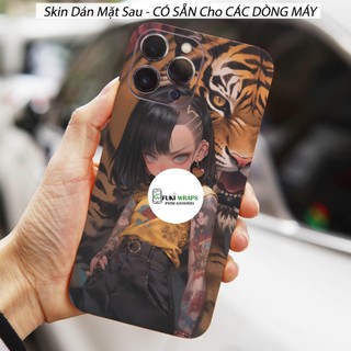 Tấm dán Skin Mặt Sau Girl MS01 FULL VIỀN 15 pro max , 14 pro max , 13 pro max , 12 pro max , 11 pro max - FukiShop