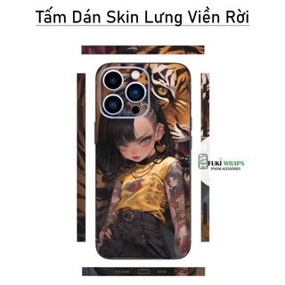 Tấm dán Skin Mặt Sau Girl MS01 FULL VIỀN 15 pro max , 14 pro max , 13 pro max , 12 pro max , 11 pro max - FukiShop