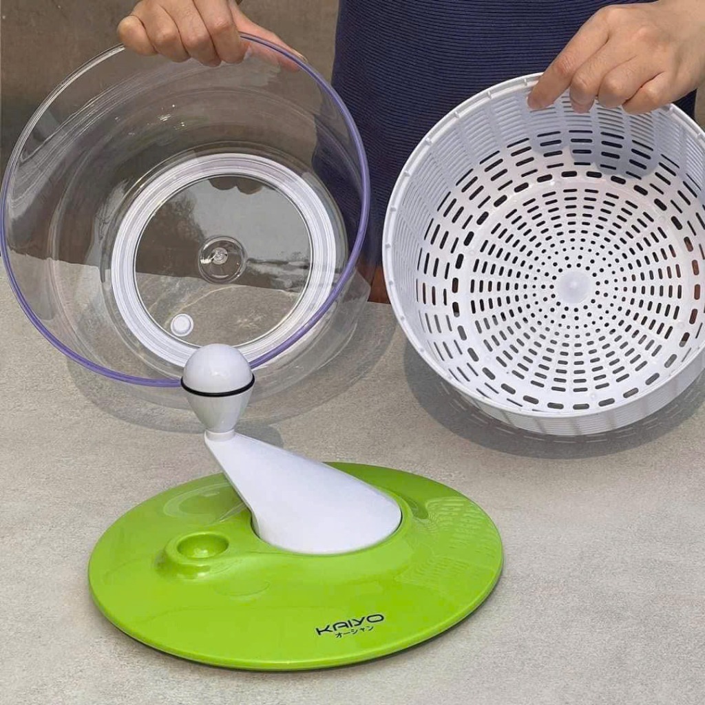 Rổ quay rau 5,5L, size 26cm, rổ quay rau li tâm, Hàng cao cấp chính ...
