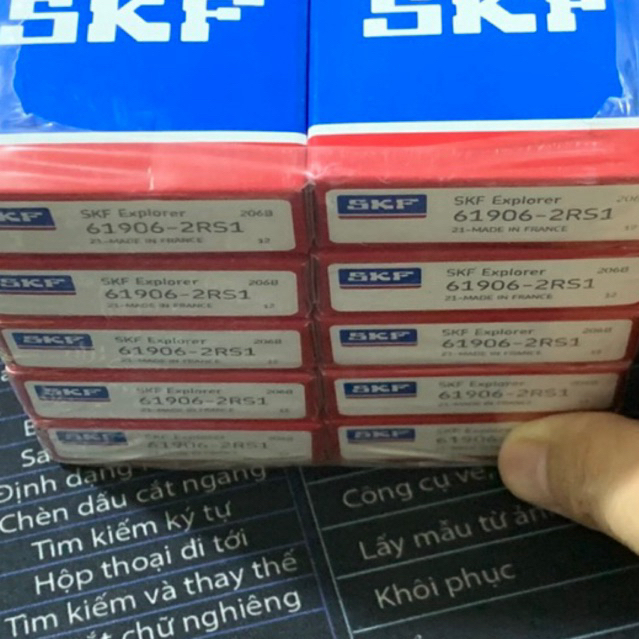 Vòng Bi 61906 SKF 2rs1