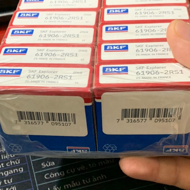 Vòng Bi 61906 SKF 2rs1