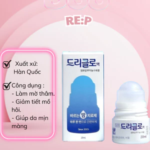 Lăn khử mùi giúp hét HÔI NÁCH-HÔI CHÂN/ Driclor Stiefel Hàn Quốc/ lọ 20ml