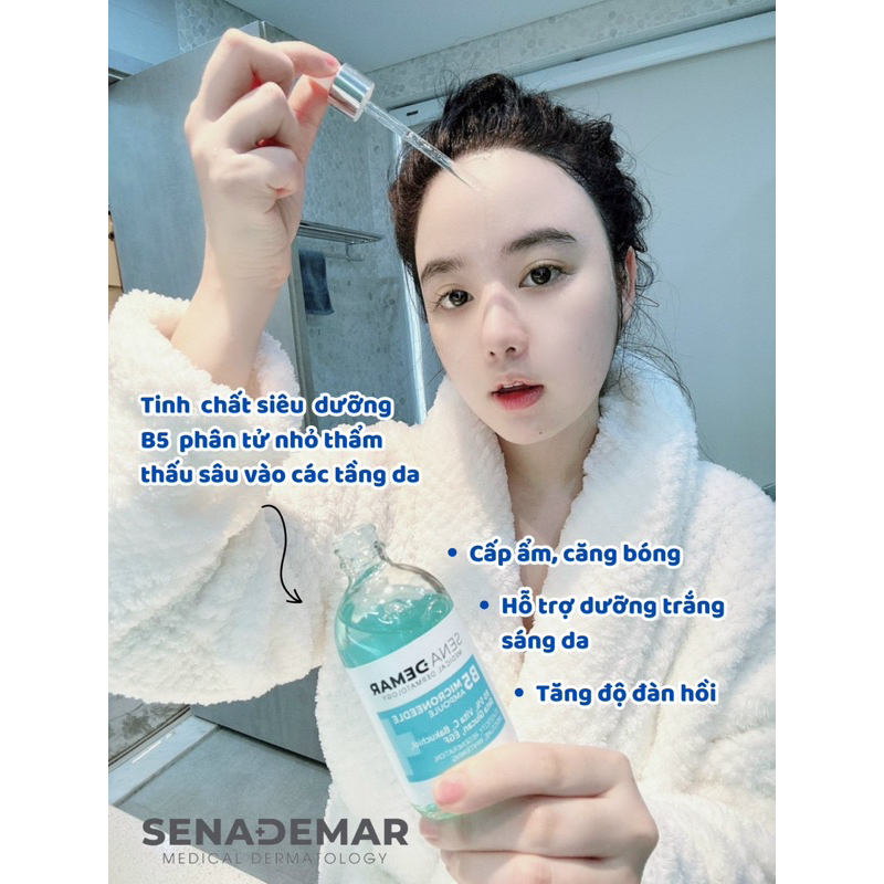 Serum B5 sena demar b5 microneedle ampoule giúp dưỡng ẩm, giảm nhăn, 50ml/100ml - hạn 2028 serum b5 senademar  IS441