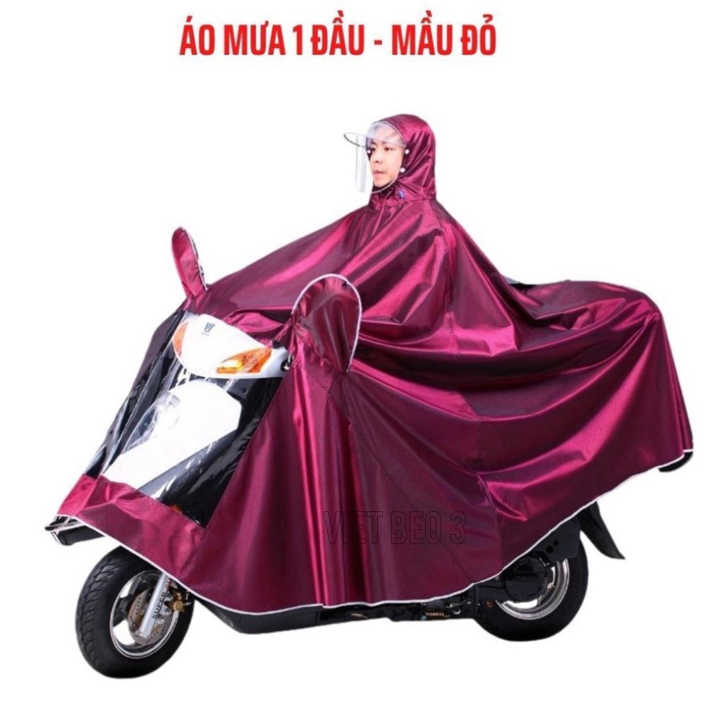 Áo Mưa Phản Quang DIDOOGLT Áo Mưa Xẻ Tay Đi Xe Máy Có Kính Trong Suốt Bảo Vệ Mắt