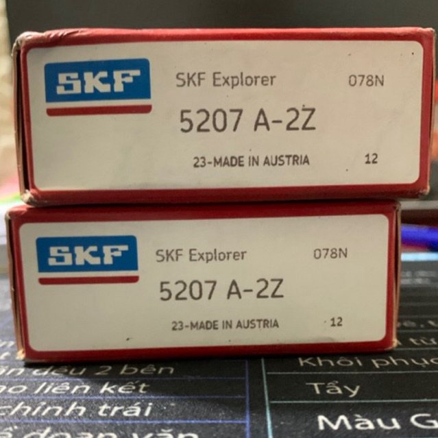 Vòng Bi 5207 SKF 2RS1
