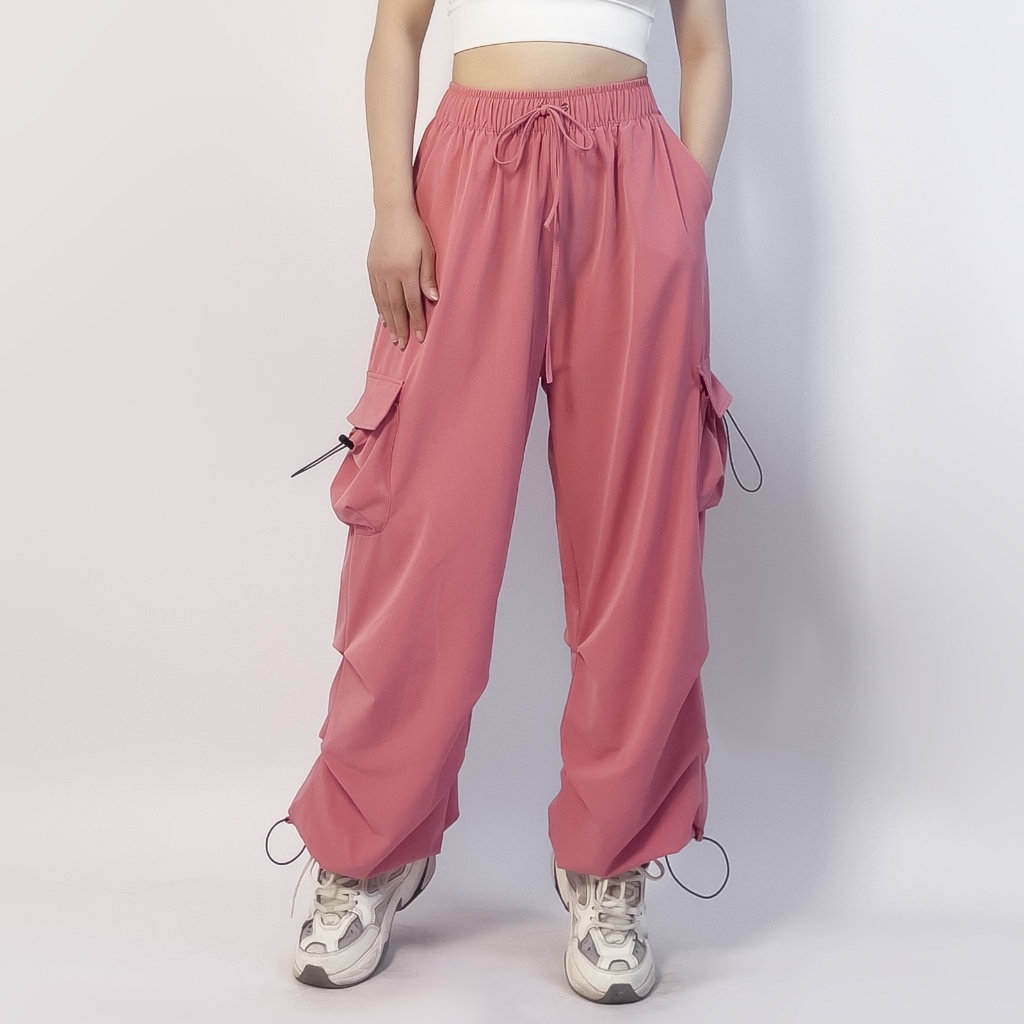 Ảnh Quần jogger gió hạt mát lạnh GTH88 thiết kế túi vuông có dây điểu chỉnh ông quần by Gladimax 1