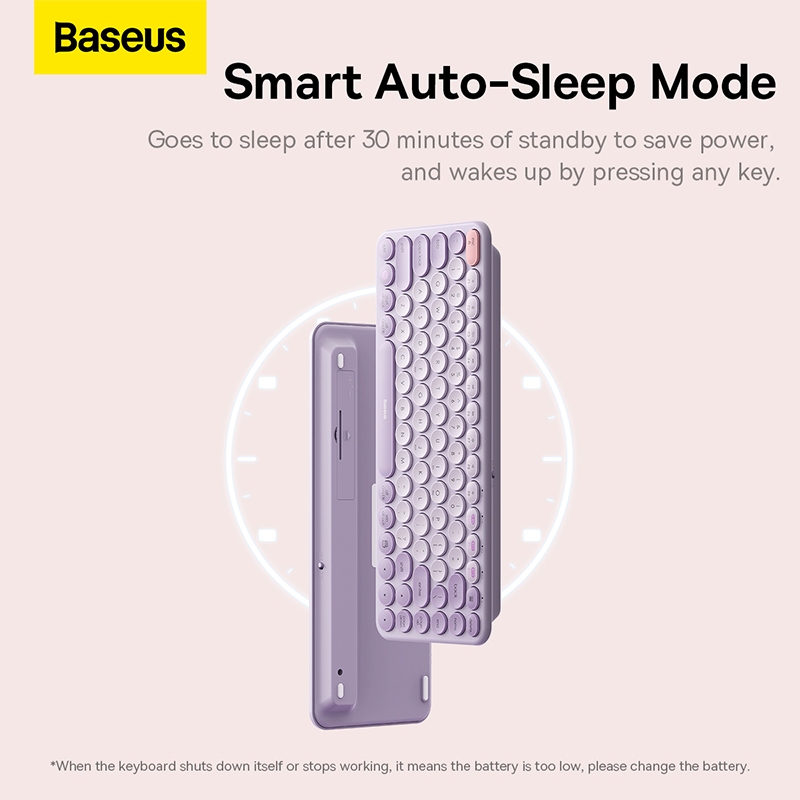 Ảnh Bàn phím Bluetooth Baseus Tri-Mode K01A K01B cho Laptop Macbook iPad 3