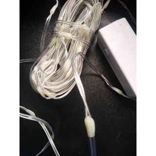 Dây đèn led nhiều màu 10m ,40m,80m chồng nước trang trí bằng công,sân vườn. cắm điện là sáng
