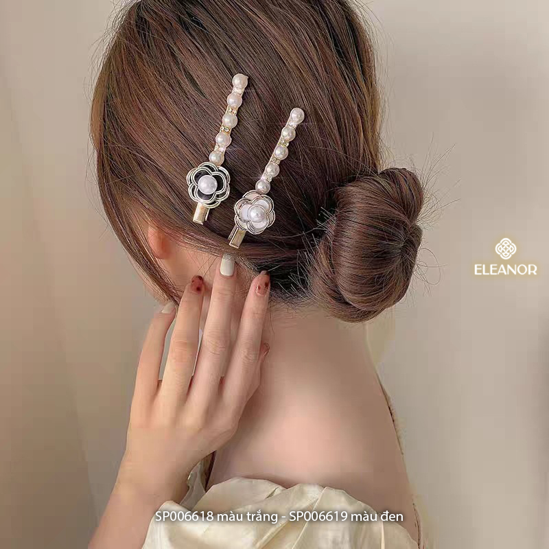 Kẹp tóc nữ Eleanor Accessories đính ngọc nhân tạo kẹp tóc dễ thương phụ kiện tóc 6618