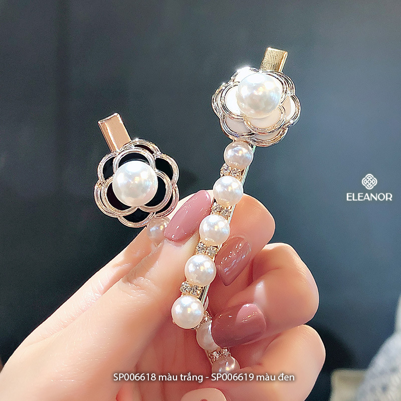 Kẹp tóc nữ Eleanor Accessories đính ngọc nhân tạo kẹp tóc dễ thương phụ kiện tóc 6618