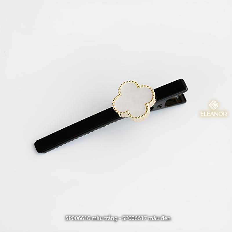 Kẹp tóc nữ Eleanor Accessories hình cỏ 4 lá kẹp tóc mái basic phụ kiện tóc 6616