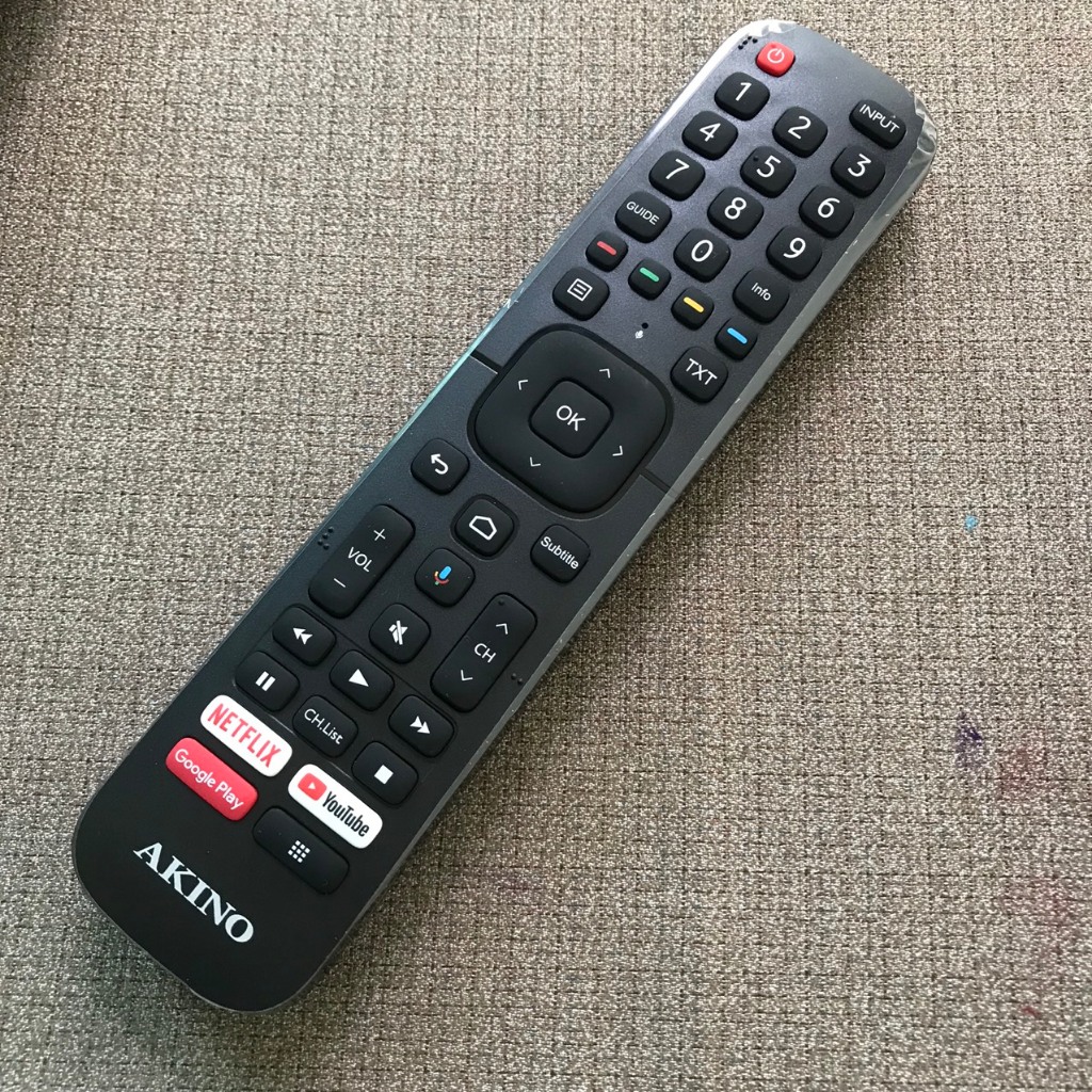 Điều khiển tivi akino thường và có giọng nói, Remote TV akino chính ...