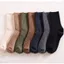 Tất nam nữ cổ cao chất cotton chống hôi chân nhiều màu thấm hút mồ hôi dáng trơn DOPICO T44