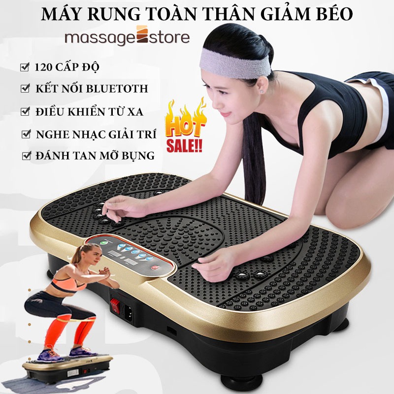 [CHÍNH HÃNG] Máy Rung Toàn Thân 120 Cấp Độ - Máy Rung Tập Bụng, Máy ...
