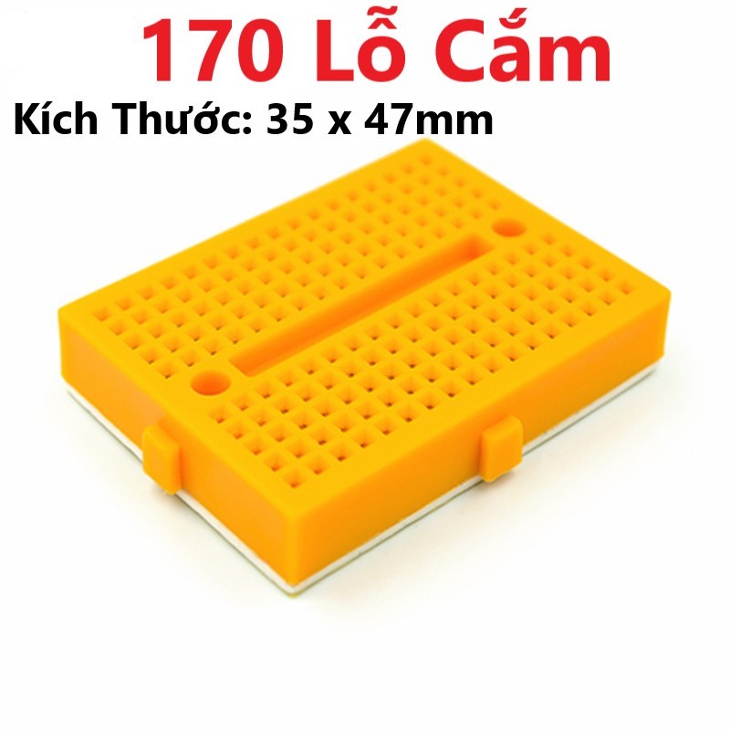 Bo Test 170 Lỗ 35x47mm Breadboard MB-102 (Board test, cắm linh kiện, bo ...