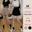 Quần short lưng cao nữ, quần đùi lửng lai gập xếp ly có túi và lưng phía sau chun co giãn - MT Classic