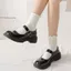 Tất nữ cổ cao gân nổi viền nhún điệu đà phong cách Vintage Hàn Quốc chống trượt DOPICO T23