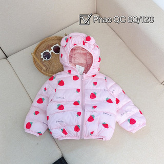 Áo phao Quảng Châu (hàng loại 1- chất mềm ko cứng) cho bé trai bé gái 8-21kg N019