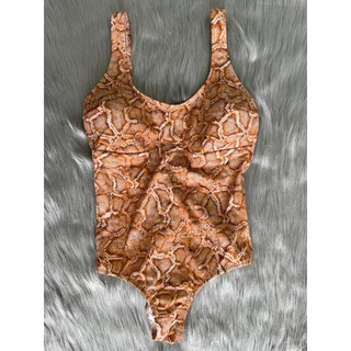 Basic Bikini đi biển một mảnh liền thân họa tiết hàng xuất dư ZINGARA