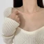 Dây Chuyền Nữ Vòng Cổ Nữ Titan Đính Đá Sang Trọng Thanh Lịch Nhiều Kiểu Dáng Hồ Điệp