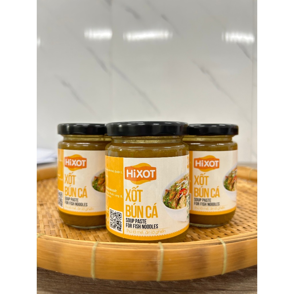 XỐT BÚN CÁ HiXOT TÚI 1KG, cho quán ăn, nhà hàng, khách sạn, nấu bún cá, bánh canh cá, lẩu cá