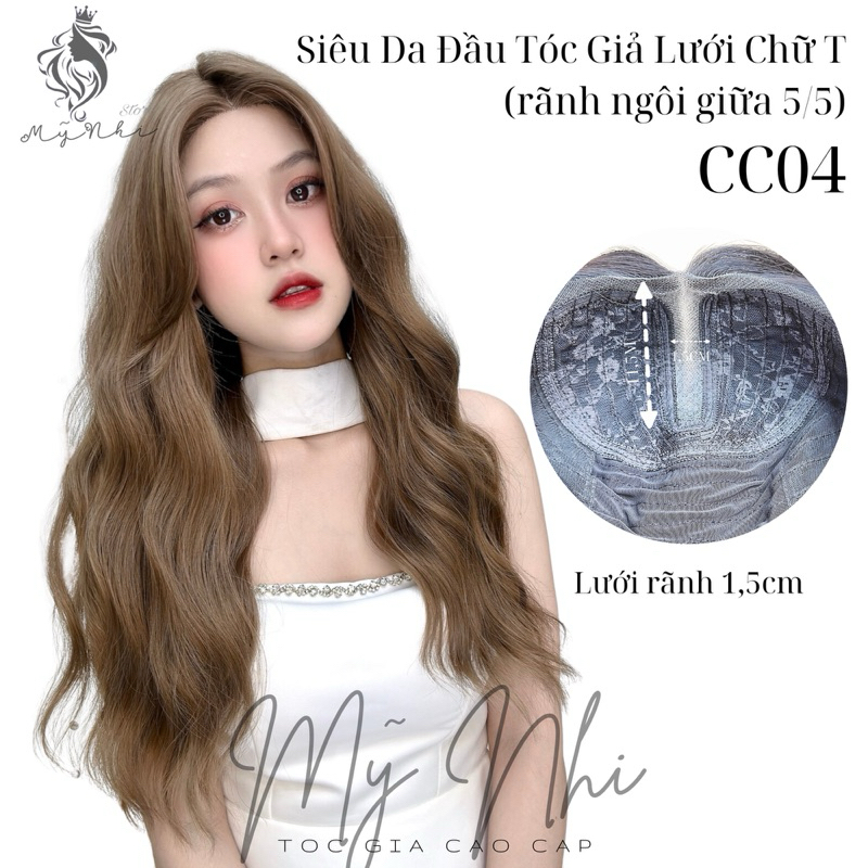 Siêu Da Đầu CC04 Lưới T Xù Sóng Nước 50cm (Dưỡng + Lược + Lưới + Keo ...
