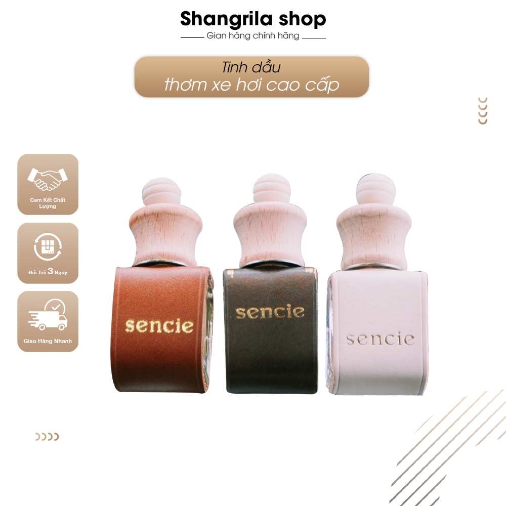 Set VIP 3 chai Tinh dầu thơm xe hơi cao cấp SENCIE