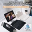 Bao da iPad Kèm Bàn Phím Smart Keyboard tháo rời, xoay dọc dành cho Gen 7 8 9, Air 4 5, Pro 11 M1 M2 by Meober