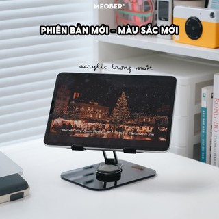 Giá đỡ i pad đa năng Acrylic Gập Xoay 360 - Thiết kế tối giản, hỗ trợ viết vẽ, xoay và gấp gọn linh hoạt