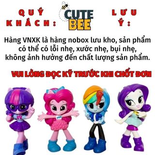 Búp bê My Little Pony cao 7cm xuất dư không hộp - Đồ chơi CUTEBEE tặng kèm shopkins