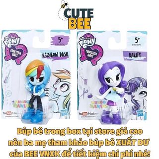 Búp bê My Little Pony cao 7cm xuất dư không hộp - Đồ chơi CUTEBEE tặng kèm shopkins