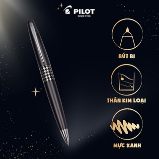 Bút bi ký Pilot Mr3 Retro Pop mực xanh tip ngòi 0.7mm (Thân Houndstooth) BP-MR3-F-HT-L