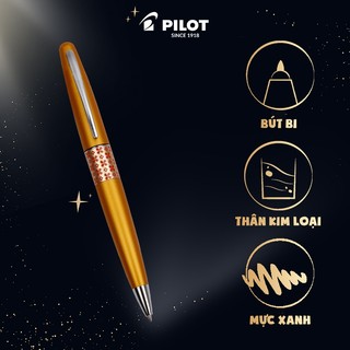 Bút bi ký Pilot Mr3 Retro Pop mực xanh tip ngòi 0.7mm (Thân Flowers) BP-MR3-F-FL-L