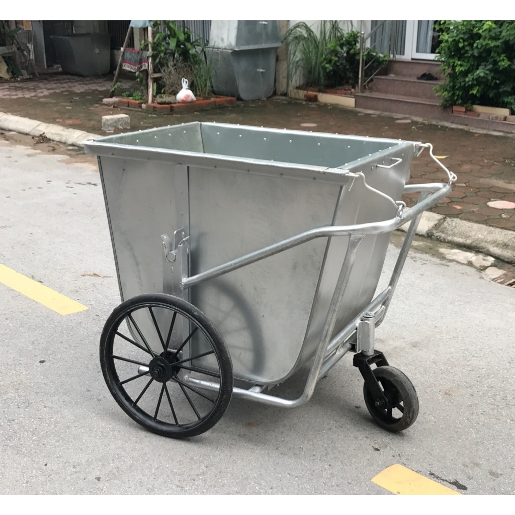 Xe thu gom rác bằng tôn, dung tích 500l | Shopee Việt Nam