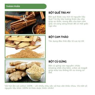 Tấm Lót Gối Kê Đầu Thảo Dược HƯƠNG QUẾ, mang đến bạn một giấc ngủ sâu
