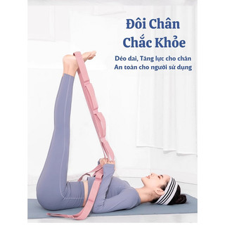 Dây Tập Xoạc Dọc Yoga 3M Đa Năng Treo Cửa, Hỗ Trợ Mở Khớp, Giúp Cơ Thể Linh Hoạt, Dẻo Dai