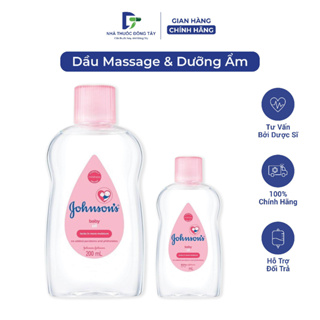 Dầu massage và dưỡng ẩm Johnson's baby Oil 50ml 200ml