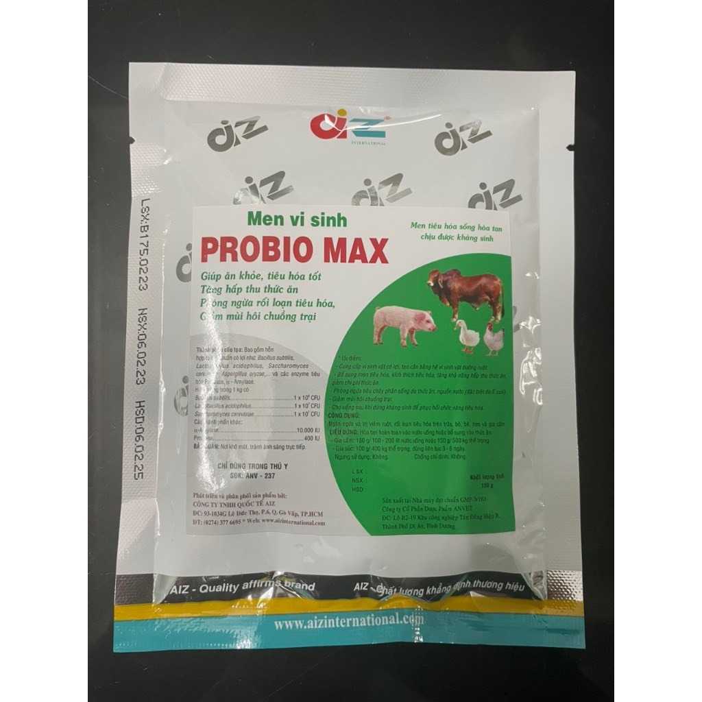 Men vi sinh Probio Max GIúp ăn khỏe, tiêu hóa tốt, tăng hấp thu thức ăn ...