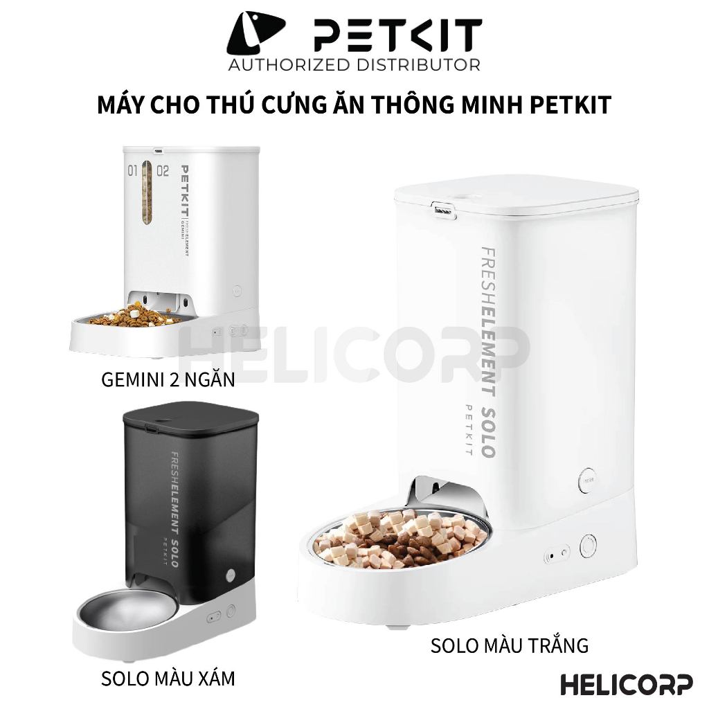 [Camera AI] Máy Cho Chó Mèo Ăn Tự Động PETKIT YUMSHARE Smart Feeder with Camera BH 18 tháng