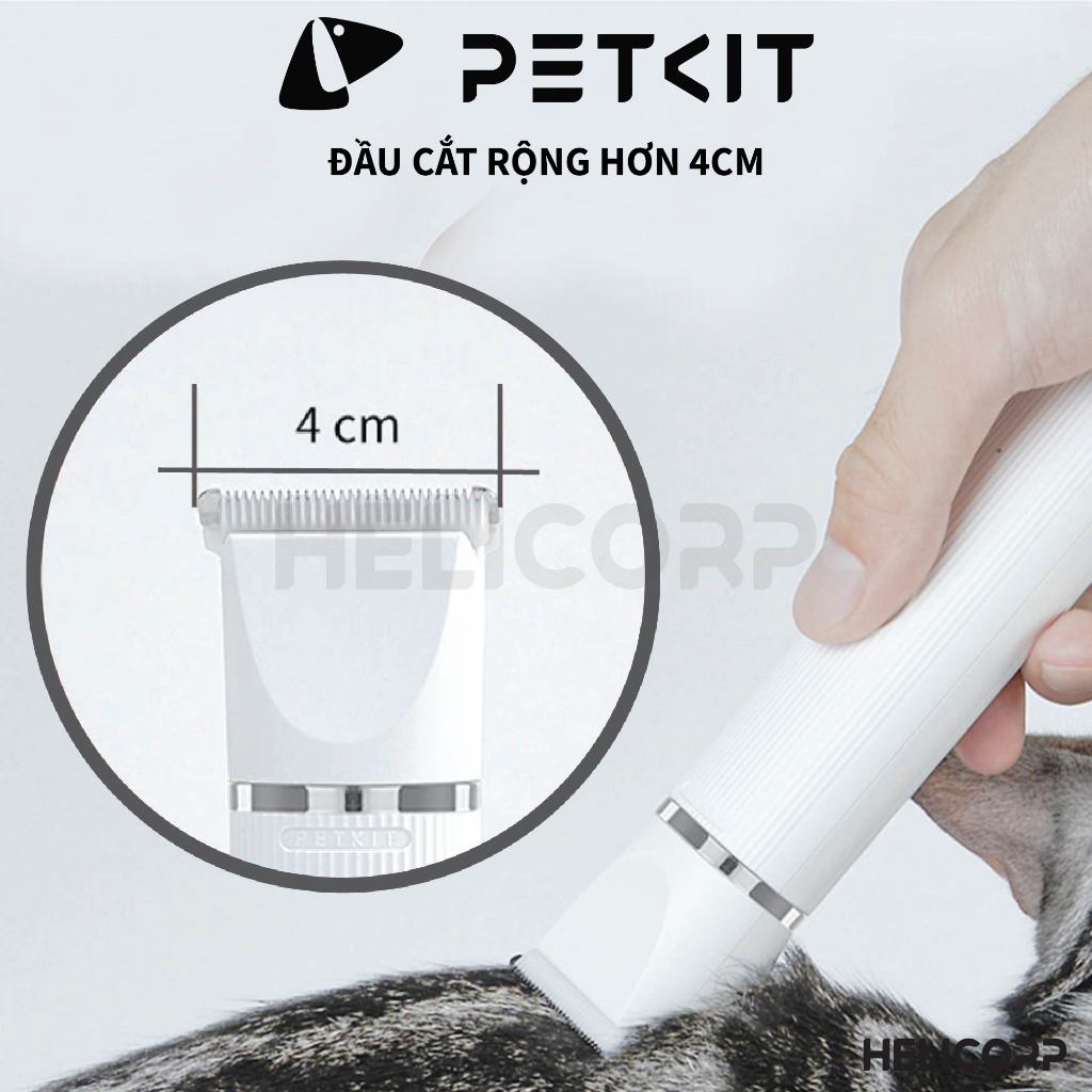 Tông Đơ Petkit Pro Cắt Tỉa Lông Chó Mèo, Cạo Lông Chó Mèo - HeLiCorp