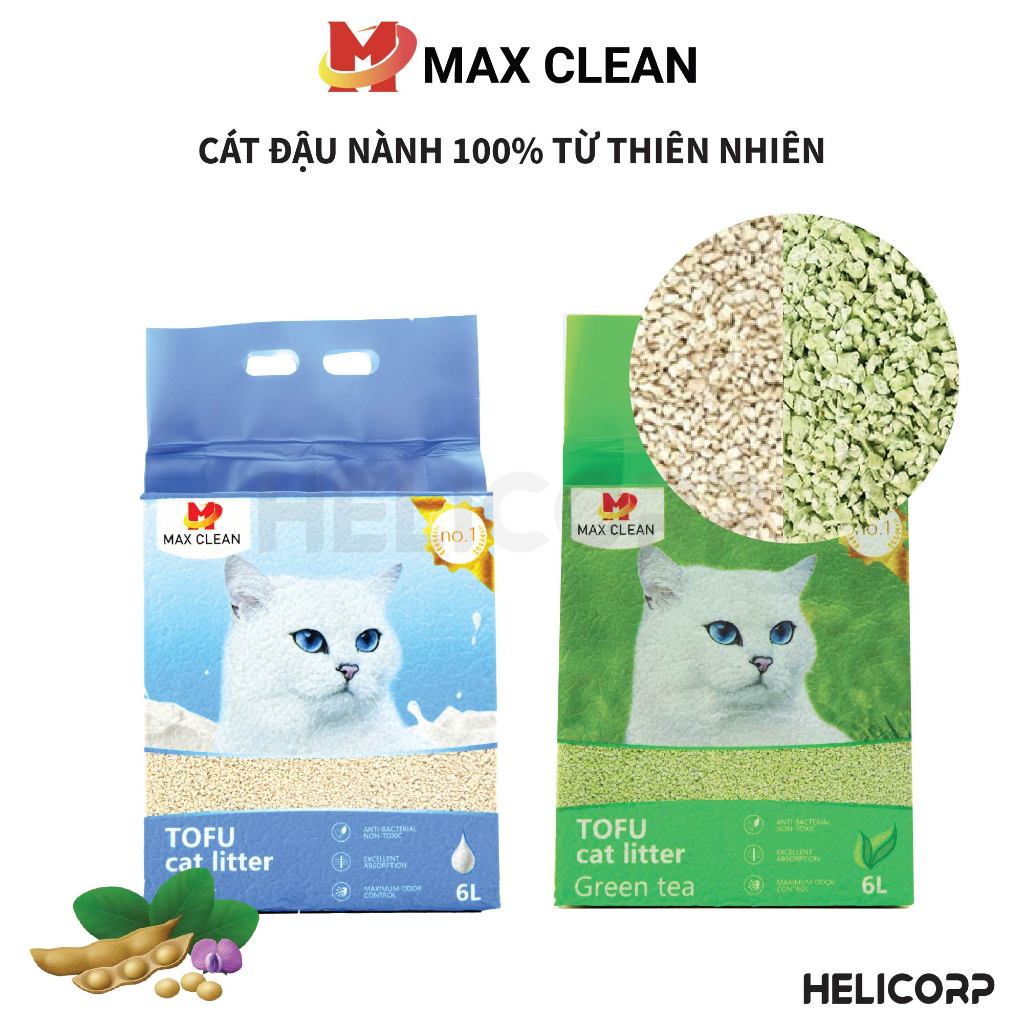 Ảnh Cát Mèo, Cát Vệ Sinh Cho Mèo Max Clean - HeLiCorp 2