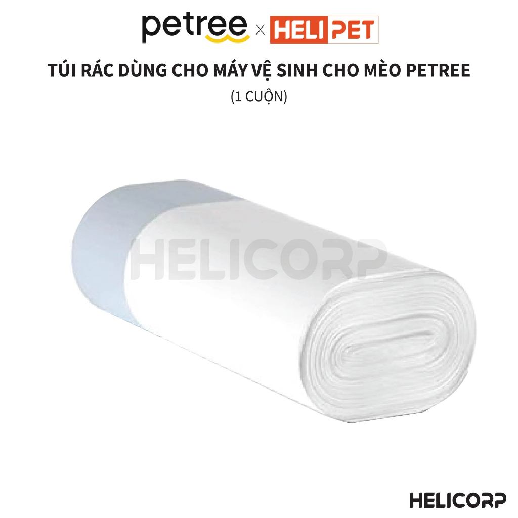 Ảnh Túi Rác Máy PETREE x HeLiPet Máy Dọn Phân Mèo, Máy Vệ Sinh Cho Mèo - HeLiCorp 1