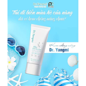 3 Kem chống nắng dưỡng trắng cho da,kìm dầu nâng tông [Sỉ 3 Lọ]Dr.Yangmi Nhập Khẩu HÀN QUỐC