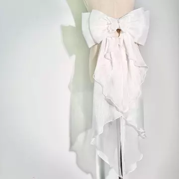 ⚡SIÊU RẺ⚡ Voan nơ gắn lưng váy nhiều màu siêu xinh phù hợp váy hime, style váy cưới cô dâu.