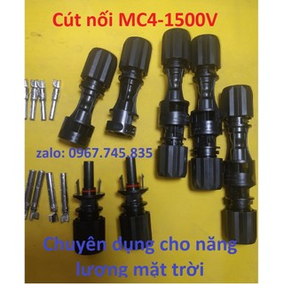 JACK MC4-1500v chuyên dụng kết nối pin mặt trời loại tốt